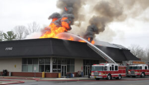 Wigram Commercial Building Fire: Crews Controlled Roof Blaze